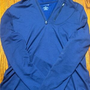 Swiss Tech Navy Quarter-Zip Pullover